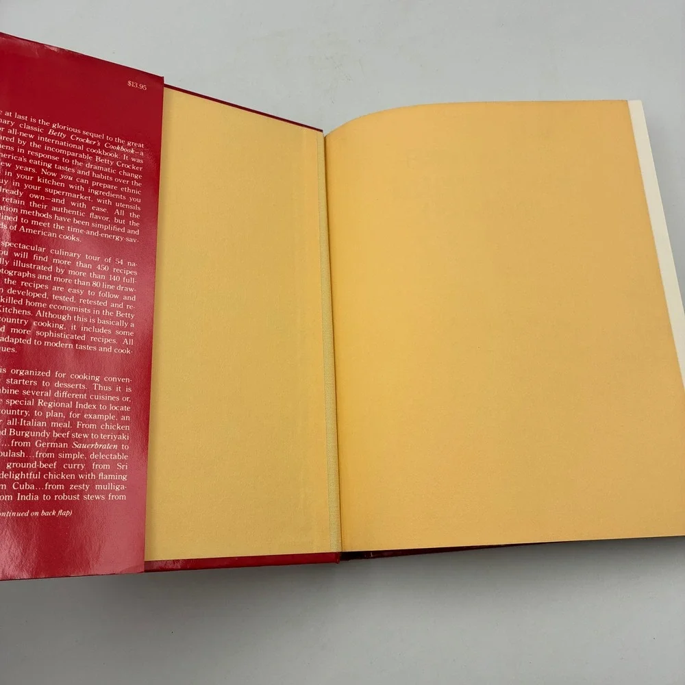 Betty Crocker International Cookbook 1980 Hardcover 1st Edition 450+